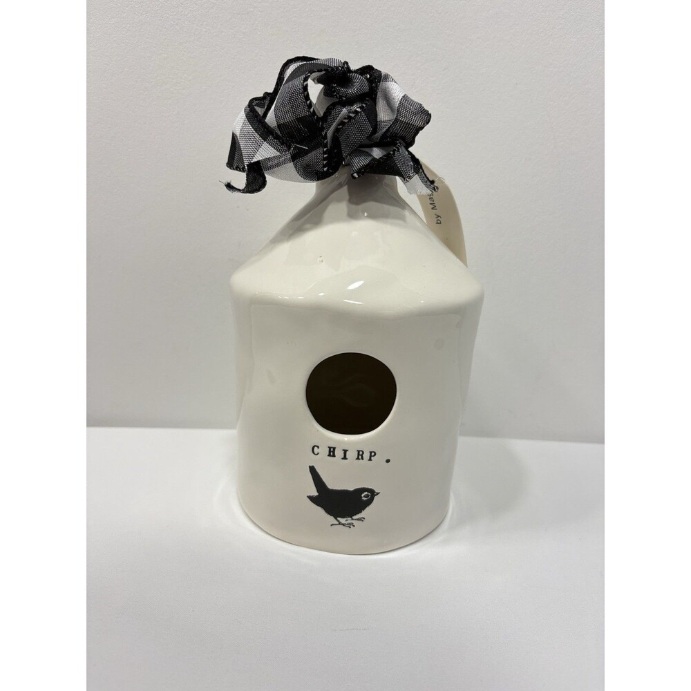 Rae Dunn CHIRP Round Birdhouse Artisan Collection By Magenta New